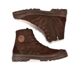 Pataugas AUTHENTIQUE M/ZIPS H4H CHOCOLAT -Depot Chaussures 628190 BOOTS HOMME OG M ZIPS H4H CHOCOLAT 6WEB