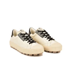 Pataugas ARAN/MIX F4H OFFWHITE/NOIR -Depot Chaussures 628206 979 BASKET FEMME ARAN MIX F4H OFFWHITE NOIR 4