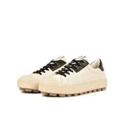 Pataugas ARAN/MIX F4H OFFWHITE/NOIR -Depot Chaussures 628206 979 BASKET FEMME ARAN MIX F4H OFFWHITE NOIR 5