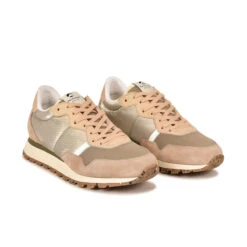 Pataugas ASTATE/MIXS F4H BEIGE -Depot Chaussures 628211 BASKET FEMME ASTATE F4H MIX S BEIGE 4