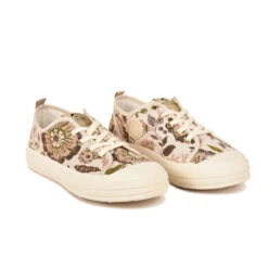 Pataugas ETCHE L/JFL F4H BEIGE -Depot Chaussures 628223 BASKET FEMME ETCHE L JFL F4H BEIGE 4