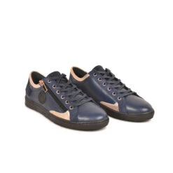 Pataugas JESTER/MIX F4H MARINE/ROSE -Depot Chaussures 628254 BASKET FEMME JESTER MIX F4H MARINE ROSE 4