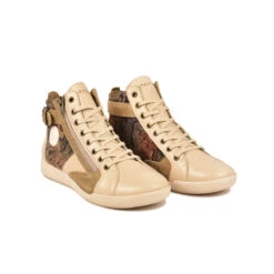 Pataugas PALME/CRI F4H BEIGE -Depot Chaussures 628269 150 BASKET HAUTE FEMME PALME CRI F4H BEIGE 4