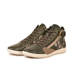 Pataugas PALME/WT F4H KAKI -Depot Chaussures 628274 BASKET FEMME PALME WT KAKI 5