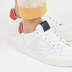 Pataugas BASALTE/N H2H BLANC/ROUGE -Depot Chaussures BASALTNH2HBLANCROUGE2