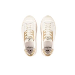 Pataugas ARAN/M F2H BLANC/DORÉ -Depot Chaussures BASKET FEMME ARAN M F2H BLANC DORE 6