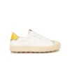 Pataugas ARAN/MIX F2H BLANC/JAUNE -Depot Chaussures BASKET FEMME ARAN MIX F2H BLANC JAUNE 1