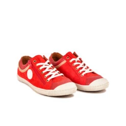 Pataugas BISK/MIX F2I ROUGE -Depot Chaussures BASKET FEMME BISK MIX F2I ROUGE 628362 350 4