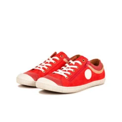 Pataugas BISK/MIX F2I ROUGE -Depot Chaussures BASKET FEMME BISK MIX F2I ROUGE 628362 350 5