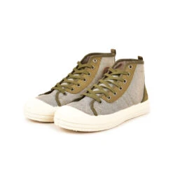 Pataugas ETCHE M/MIXTC F4I KAKI -Depot Chaussures BASKET FEMME ETCHE M MIXTC F4I KAKI 628485 554 5