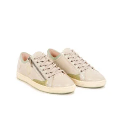Pataugas JESTER/MIX F2H GRIS PERLE -Depot Chaussures BASKET FEMME JESTER MIX F2H GRIS PERLE 628069 657 4