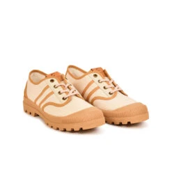 Pataugas AUTHENTIQUE L/MIXTC F2I BEIGE -Depot Chaussures BASKET FEMME OG L MIXTC F2I BEIGE 628353 150 4