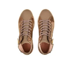 Pataugas PALME/MIX F4H TAUPE -Depot Chaussures BASKET FEMME PALME MIX F4H TAUPE 628270 154 6