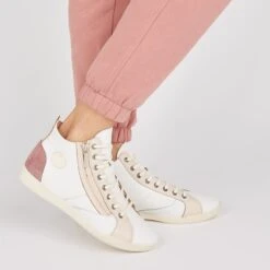 Pataugas PALME/PER F2I ROSE -Depot Chaussures BASKET FEMME PALME PER F2I ROSE 628402 300 Porte 1