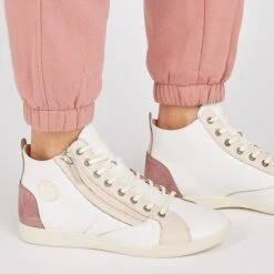 Pataugas PALME/PER F2I ROSE -Depot Chaussures BASKET FEMME PALME PER F2I ROSE 628402 300 Porte 2