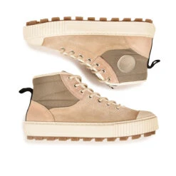 Pataugas ARAN M/MIXS F4H ROSE/BEIGE -Depot Chaussures BOOTS FEMME ARAN M MIXS F4H ROSE BEIGE web6