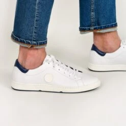 Pataugas JAYO H2G BLANC/MARINE -Depot Chaussures JAYO H2G BLANC MARINE WEB