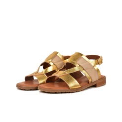 Pataugas RIA/MIX F2H DORE -Depot Chaussures SANDALE FEMME RIA MIX F2H DORE 5 8156670e 852b 4224 b640 378fafdfd800