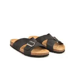 Pataugas LUDO/MIX H2I NOIR -Depot Chaussures SANDALE HOMME LUDO MIX H2I NOIR 628533 850 4