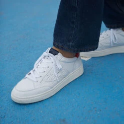 Pataugas BASALTE/N H2H BLANC/ROUGE -Depot Chaussures basalte blanc rouge homme